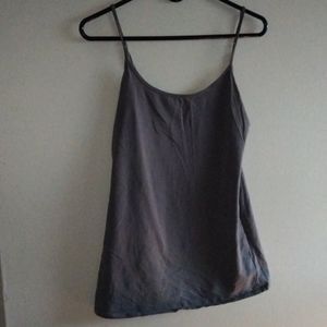 Long Grey Cami Tank Top